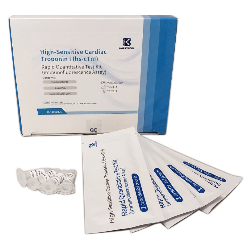 Набір для кількісного визначення високочутливого серцевого тропоніну I (hs-cTnI) (імунофлуоресцентний метод) №25